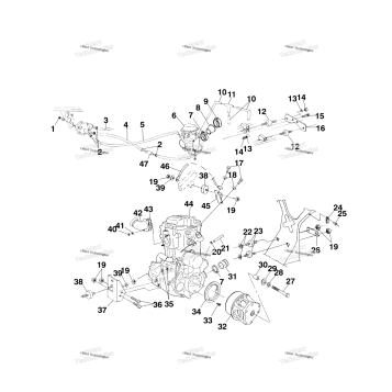 ENGINE MOUNTING A99CH50EB