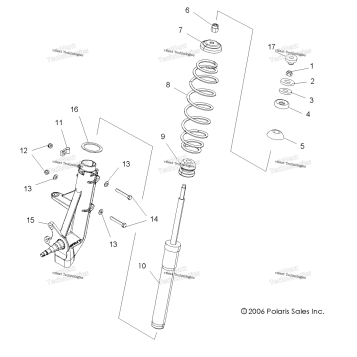 SUSPENSION, FRONT STRUT