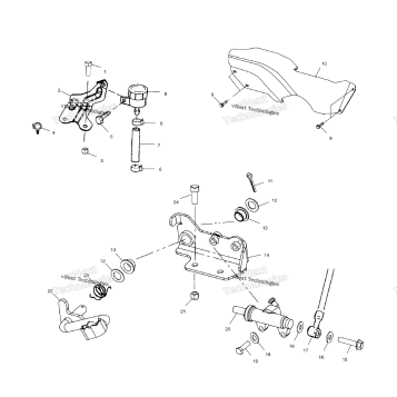 REAR BRAKE MASTER CYLINDER /AB