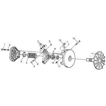 DRIVE CLUTCH W98AE50A