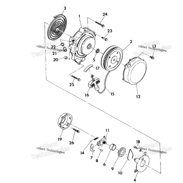 RECOIL STARTER ASSEMBLY 350 4X4 / W928139