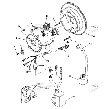 MAGNETO ASSEMBLY 4X4 350L