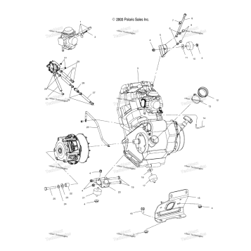 ENGINE MOUNTING /AB/AC/FB