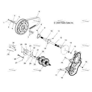 DRIVE TRAIN, DRIVE SHAFT & JACKSHAFT