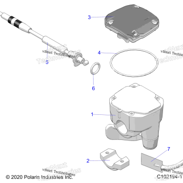 STEERING, CONTROLS, THROTTLE ASM. & CABLE