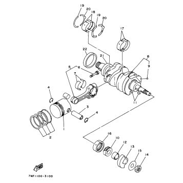 CRANKSHAFT PISTON