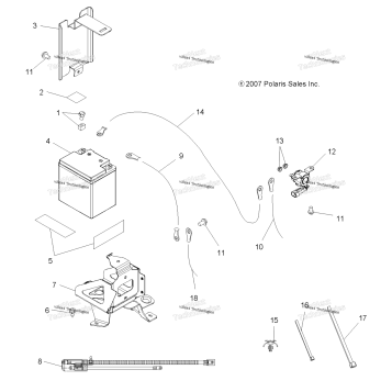 ELECTRICAL, BATTERY BOX