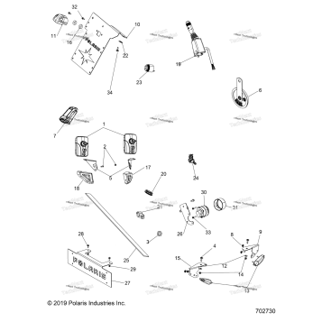 ELECTRICAL COMPONENTS, LICENSE PLATE AND MIRRORS