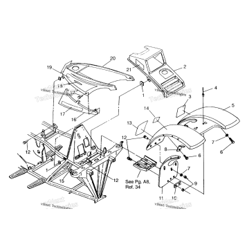 FRONT CAB ASSEMBLY SWEDISH 4X4 400L
