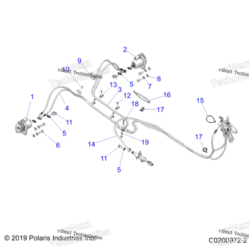 BRAKES, REAR BRAKE LINES