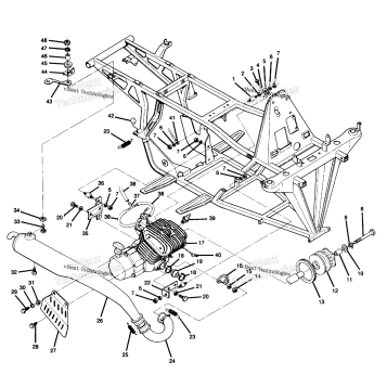 ENGINE & MUFFLER MOUNTING