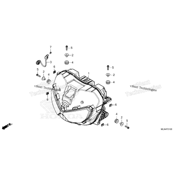HEADLIGHT (CRF1100A/D)