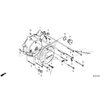 LEFT CRANKCASE COVER
