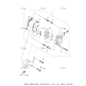 FRONT BRAKE CALIPER