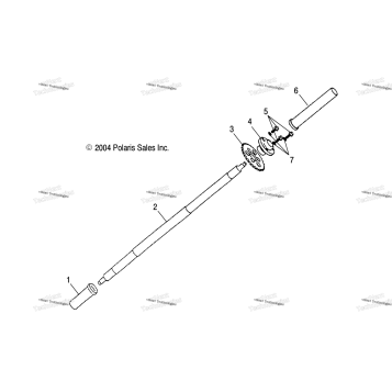REAR WHEEL AXLE A02EA09CA/CB/CC