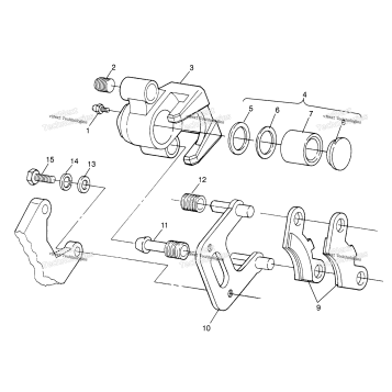 FRONT BRAKE XPLORER 400L
