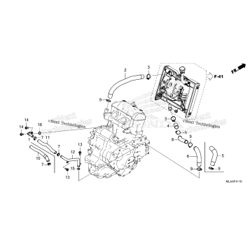 RADIATOR HOSE@WATER PIPE