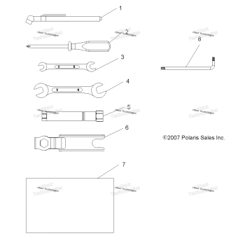 TOOLS, TOOL KIT (49ATVTOOL08SP500)
