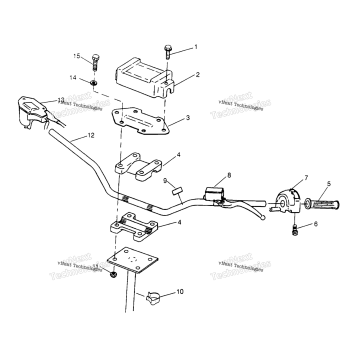 STEERING HANDLEBAR 4X4 300