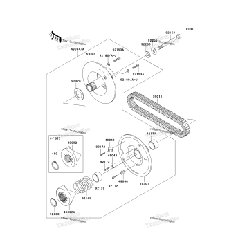 DRIVEN CONVERTER/DRIVE BELT