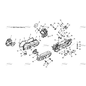 CRANKCASE /CB/CC