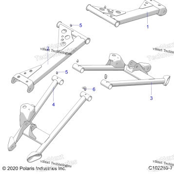 SUSPENSION, REAR CONTROL ARMS