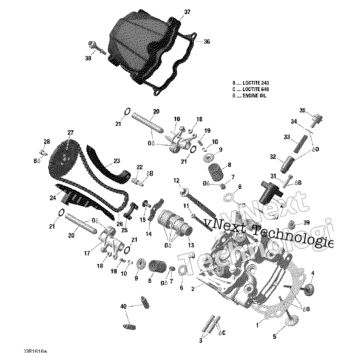 CYLINDER HEAD, FRONT - 650 EFI