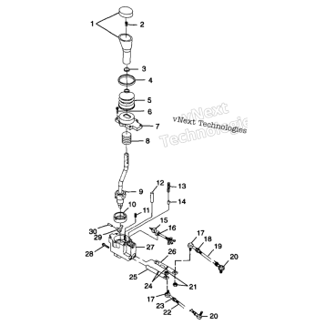 GEAR SELECTOR S98CH50E (4950135013D005)