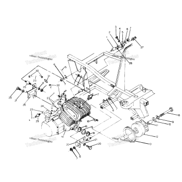 ENGINE MOUNTING BIG BOSS 4X6