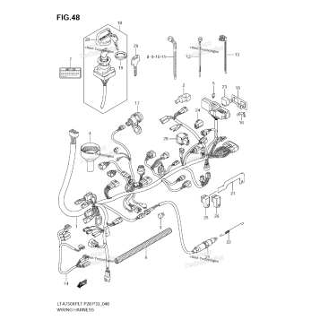 WIRING HARNESS (LT-A750XP L1 E33)