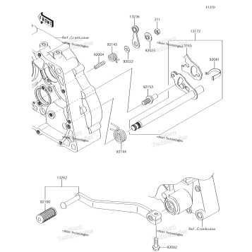 GEAR CHANGE MECHANISM