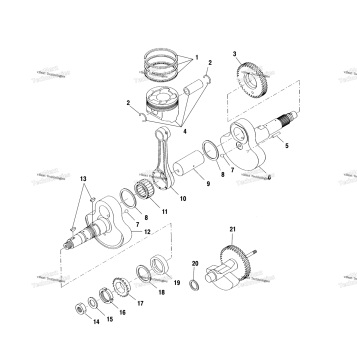CRANKSHAFT & PISTON