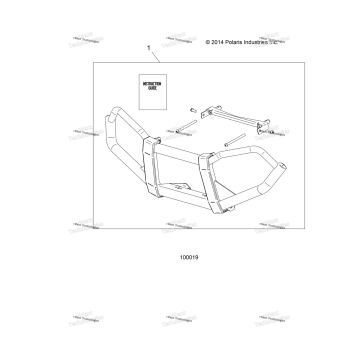 BODY, FRONT BRUSHGUARD A16SYE95AP