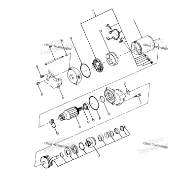 STARTING MOTOR ASSEMBLY TRAIL BLAZER