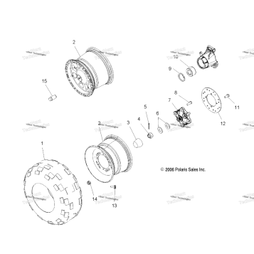 WHEEL DRIVE, REAR /AT/AX/AY/AZ