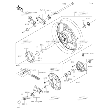 REAR WHEEL/CHAIN