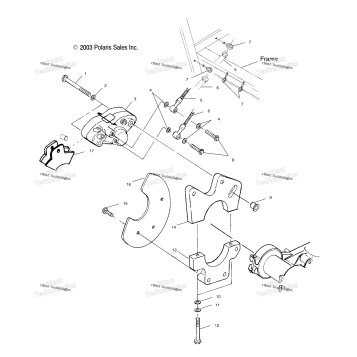 REAR CALIPER MOUNTING