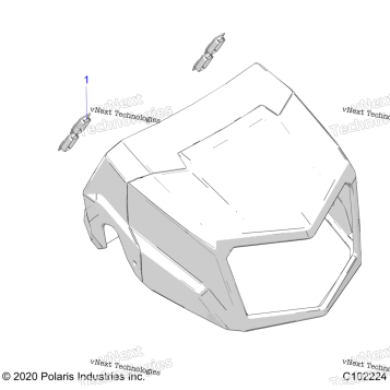 BODY, HEADLIGHT POD, PLUGS