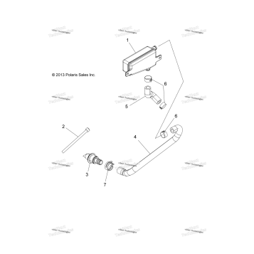 ENGINE, BREATHER HOSE
