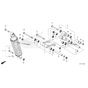 REAR SHOCK ABSORBER