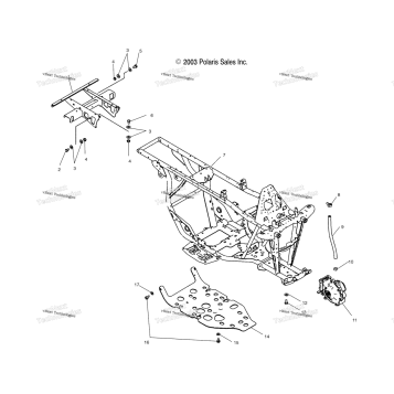 FRAME EXTENSION & MAIN FRAME