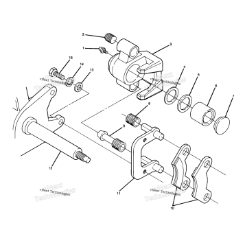 FRONT BRAKE ASSEMBLY 1988 TRAIL BOSS UPDATE4/14/88