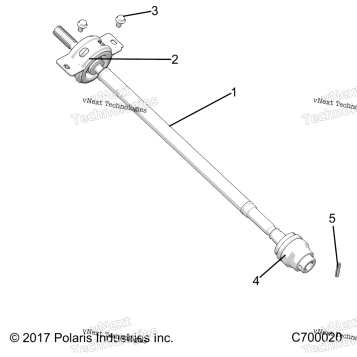 DRIVE TRAIN, FRONT PROP SHAFT R18RRU99AS/BS