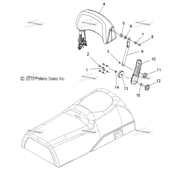 BODY, BACKREST ASM