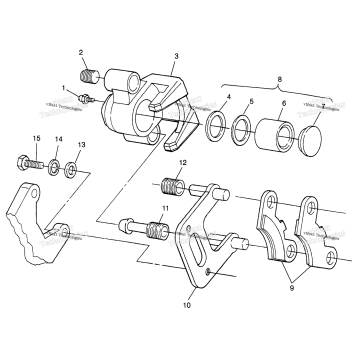 FRONT BRAKE BIG BOSS 6X6 400L
