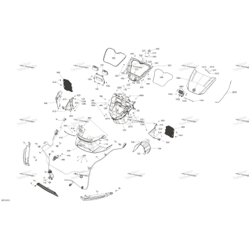 BODY - FRONT STORAGE TRAY