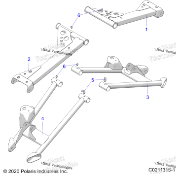 SUSPENSION, REAR CONTROL ARMS