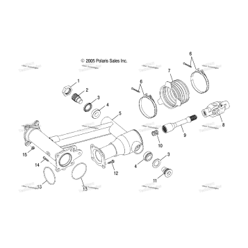 SWING ARM, REAR /VB