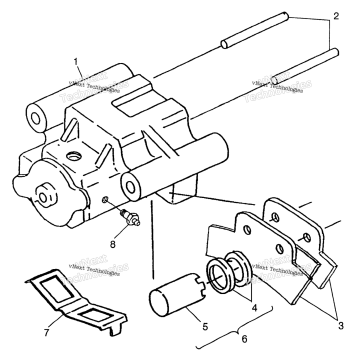 REAR BRAKE MAGNUM 6X6 W97AE42A & SWEDISH MAGNUM 6X6