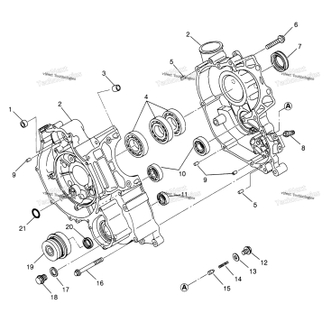 CRANKCASE MAGNUM 2X4